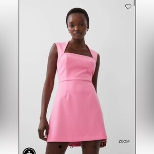 French Connection Whisper Ruth Square Neck Dress